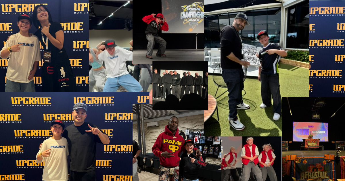 Image collage of some of acton at Upgrade finals 2026